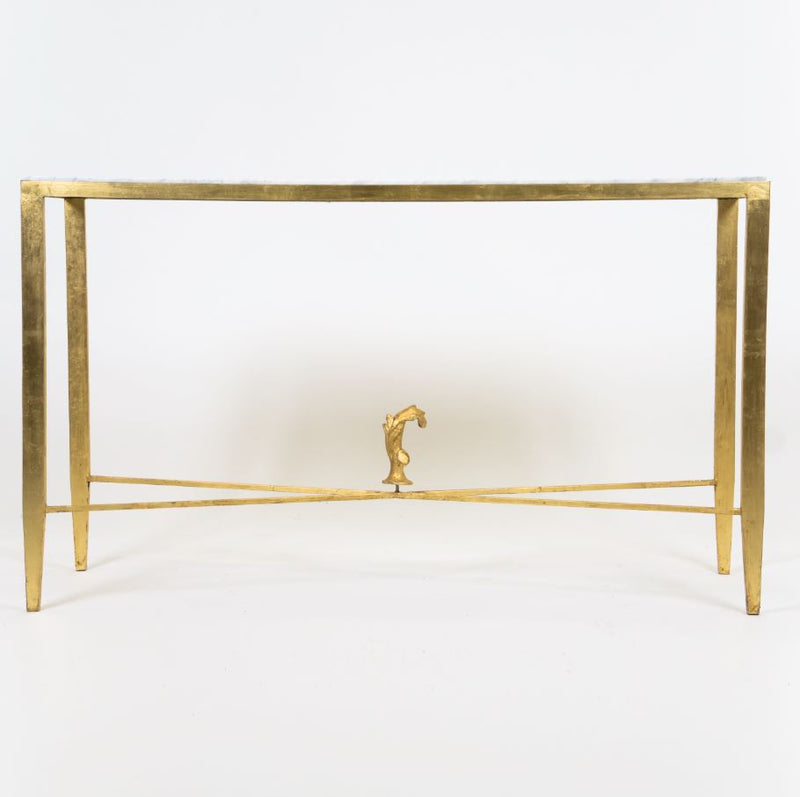 Iron Gold Leafed Sofa Table