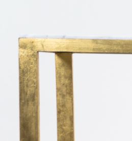 Iron Gold Leafed Sofa Table